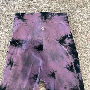 Lulu lemon tie dye leggings